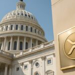 Het Capitool in Washington bij daglicht, symbool voor de uitgestelde Clarity Act en de druk op de XRP koers