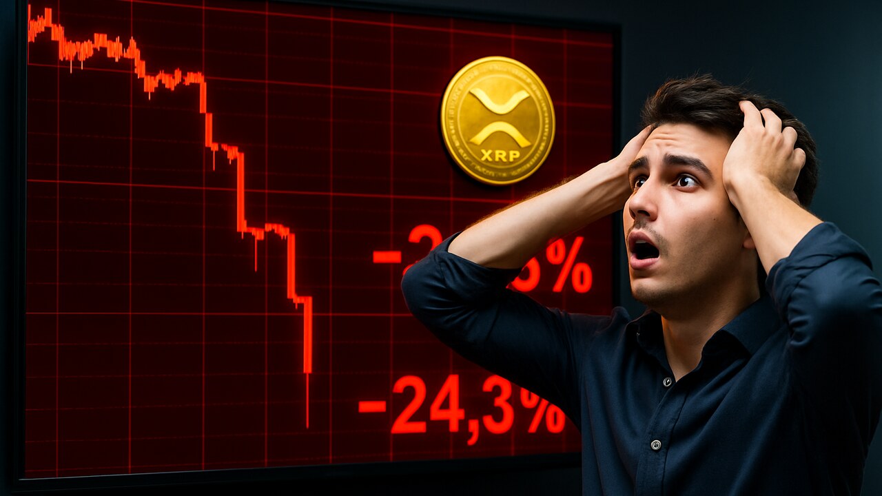Crypto-liquidatie van 1,35 miljard, XRP koers stort 37% in