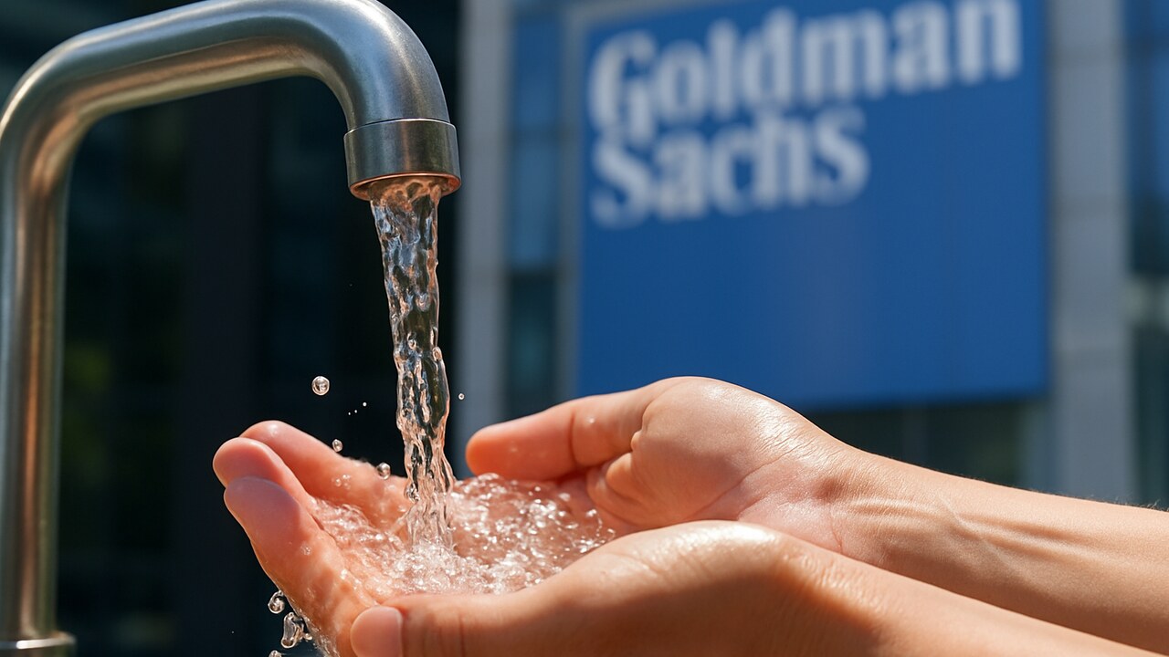 Goldman Sachs wil water tokeniseren, VN slaat alarm