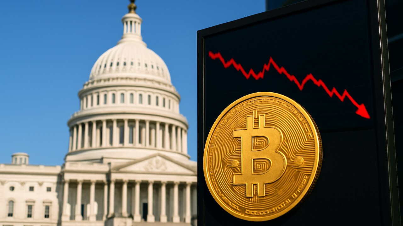 Bitcoin koers zakt naar 76.862 dollar nu Clarity Act-kansen halveren